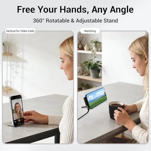 Premium  2-in-1 Cable & Phone Stand