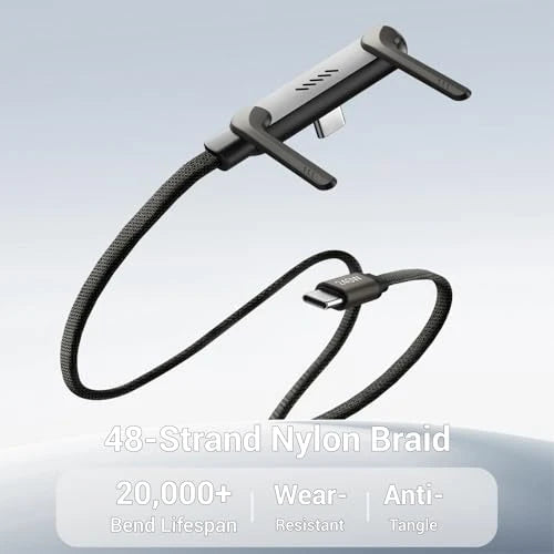 Premium  2-in-1 Cable & Phone Stand