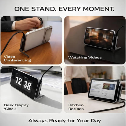 Premium  2-in-1 Cable & Phone Stand