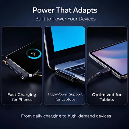 Premium  2-in-1 Cable & Phone Stand